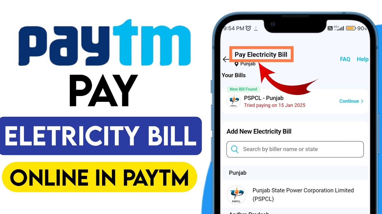 How to Pay Electricity Bill online in Paytm | Electricity bill payment ...