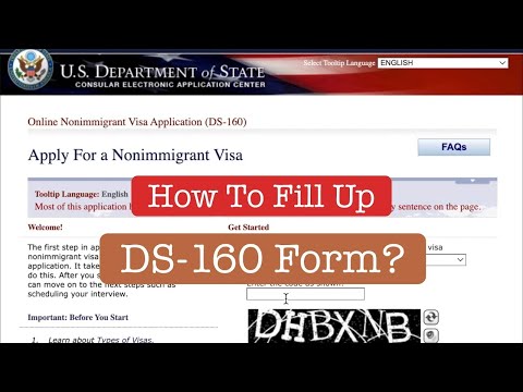 How To Fill DS 160 Form For USA 🇺🇸🇺🇸Visa | Visa Application 2024 (Step ...