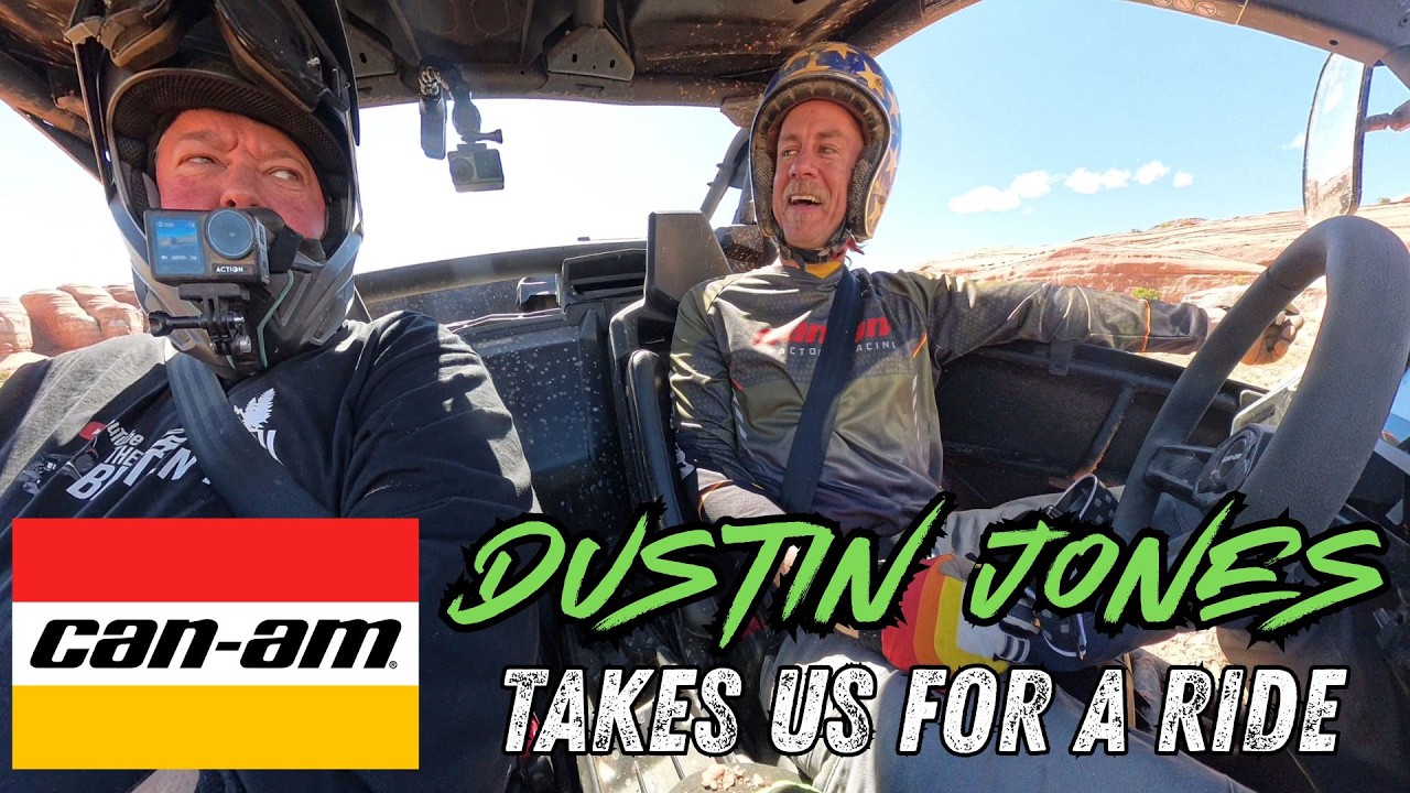 Dustin Jones takes us for a ride! @CANAMOFFROAD @S3PowerSportsMedia **EXCLUSIVE**