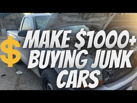 HOW TO MAKE $1000+ A DAY BUYING JUNK CARS