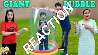 GIANT BUBBLE FAMILY GAME | Enjoying with Family | DIY Soap Bubbles | Aayu and Pihu Show | Google screenshot 5