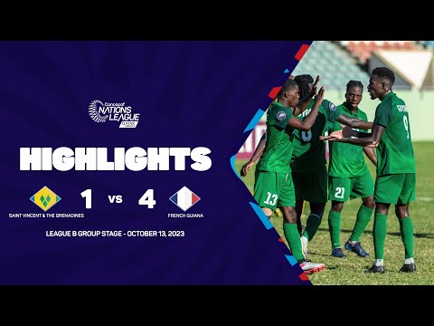 Saint Vincent and the Grenadines French Guiana Goals And Highlights