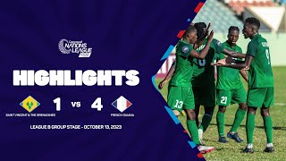 Highlights | St. Vincent & The Grenadines vs French Guiana | 2023/24 Concacaf Nations League