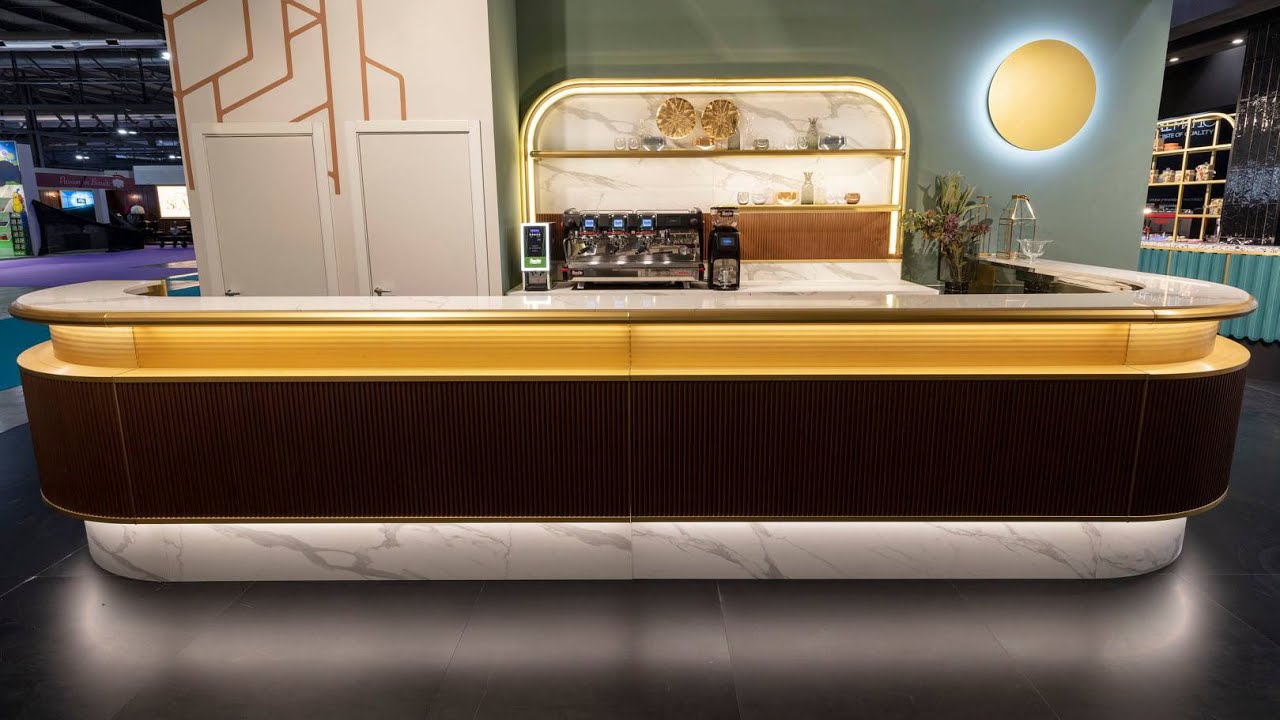 The bar furnishings presented by Frigomeccanica at HOST 2021 - YouTube