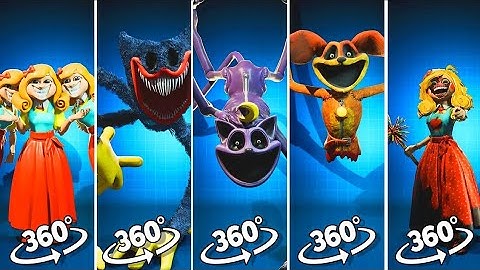 360º VR Poppy Playtime Chapter 3 in FNAF AR Workshop Animations