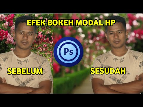 Tutorial edit foto-background jadi blur dengan photoshop touch || HD