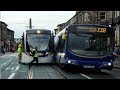 Schlimme Straßenbahnunfälle aufgenommen auf Video