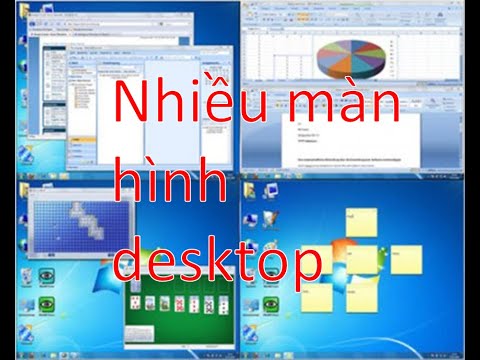 Video Cách tạo nhiều màn hình Desktop ảo trên Windows 7 - youtube