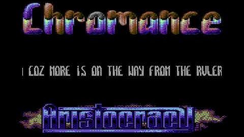 C64 Intro: 1994 Chromance & Aristocracy Intro
