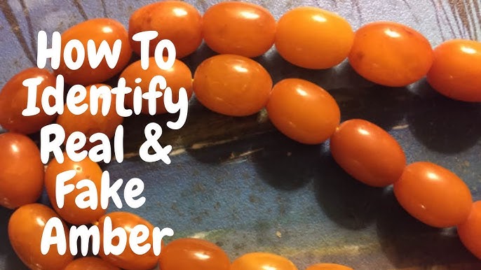 How to Tell if Amber Gemstones are Real or Fake (When the Salt Water Amber  Test Won't Work!) 