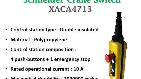 100% original made in czech XACA4713 10 A Schneider pendant control station Crane Switch
