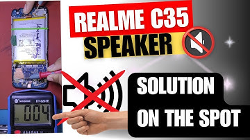 Realme C35 speaker 🔇 not working solution on the spot 💯🔥 #mobilerepairing #icfixer