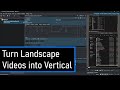 Make Vertical YouTube Shorts from Landscape Videos with Kdenlive Animation
