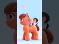 ¡En un Pony de plastilina gigante! #pony #dibujosanimados #cuquin #videoseducativos