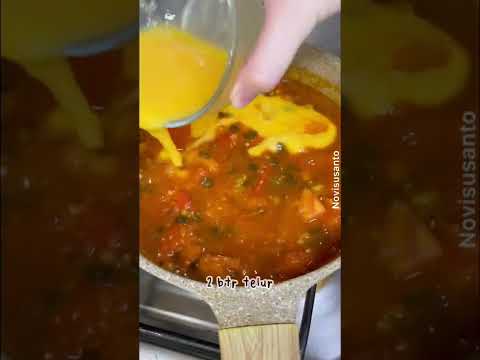 Instruksi Masak Telur Tomat! Ide menu sahur super gampang dan cepet Yang Enak Dimakan