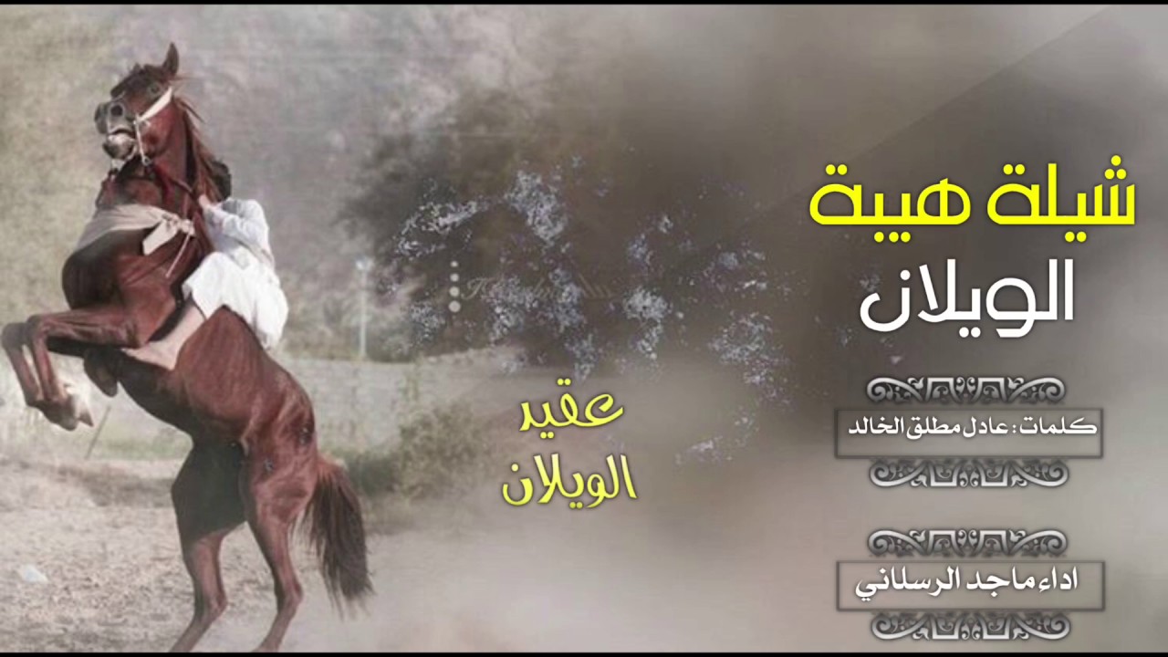 شيلة هيبة الويلان || تبطيئ مميز || اداء ماجد الرسلاني