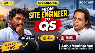 😮🤔Site Engineer to Quantity Surveyor! | Complex Project Experience & Career Advice