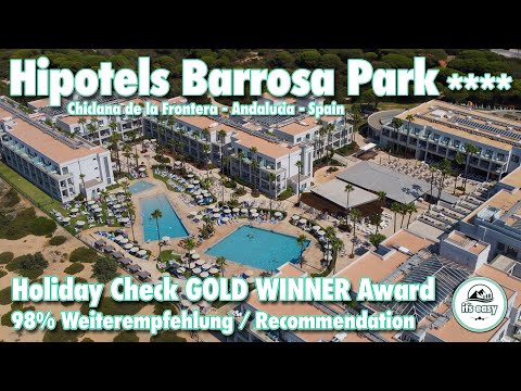 Hipotels Barrosa Park ⭐⭐⭐⭐ Review - Tour • 4K • Andalusia • Chiclana de la Frontera • Hotel & Beach