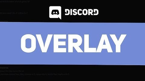 HOW TO ADD DISCORD OVERLAY ON OBS!