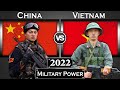 China vs vietnam military power comparison 2022  vietnam vs china global power