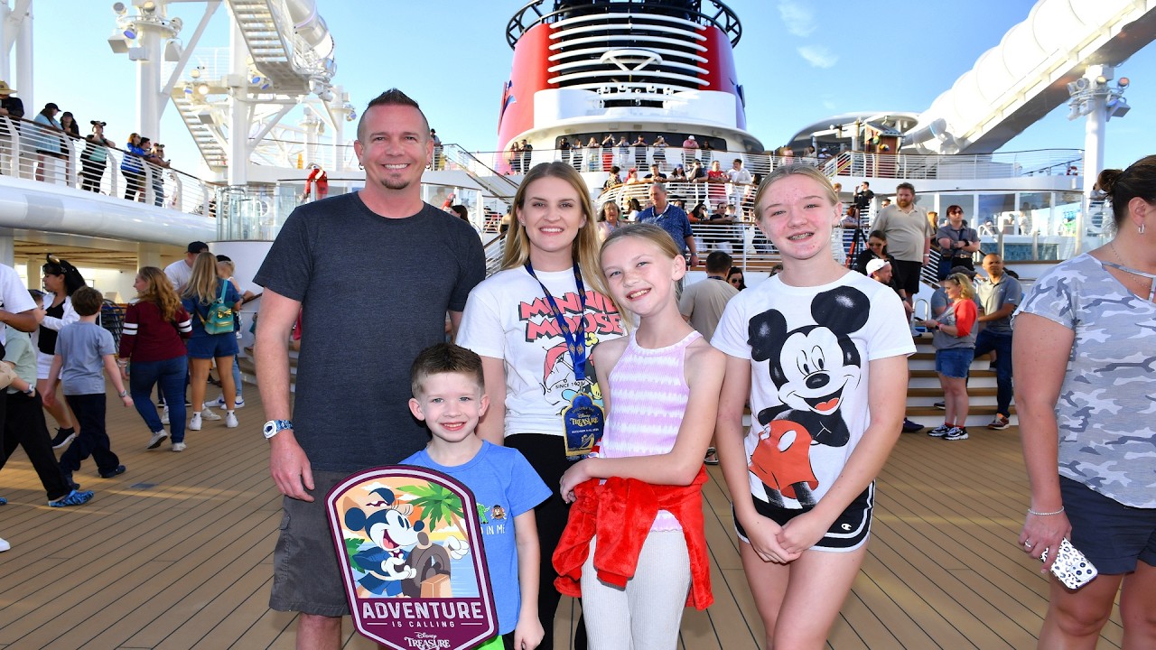 Our 1st Ever DISNEY CRUISE on the Disney Treasure Ship!!!