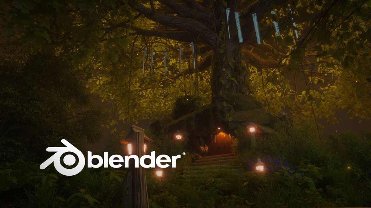 녹나무 블렌더 (blender timelapse)