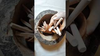 Kulhad+slate pencil+chalk | Crushing ASMR ✨ #shorts