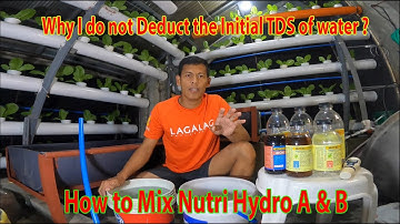 How to Mix Nutri Hydro with 560-840PPM for Lettuce