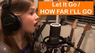 Disney's FROZEN the Musical on Broadway | Let It Go How Far I’ll Go Mashup by Lydia Oakeson