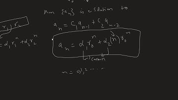 Solving Linear Homogeneous Recurrence Relations  with Repeated Root
