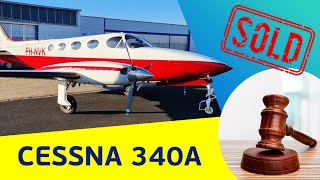 CESSNA 340A | Самолет ушел с молотка!