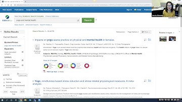Using Academic Search Complete