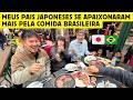 Meus pais japoneses se apaixonam mais pela comida brasileira