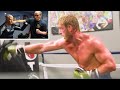 Reacting To Logan Paul's *NEW BOXING FOOTAGE*.. How To land The LUCKY PUNCH vs Floyd Mayweather?