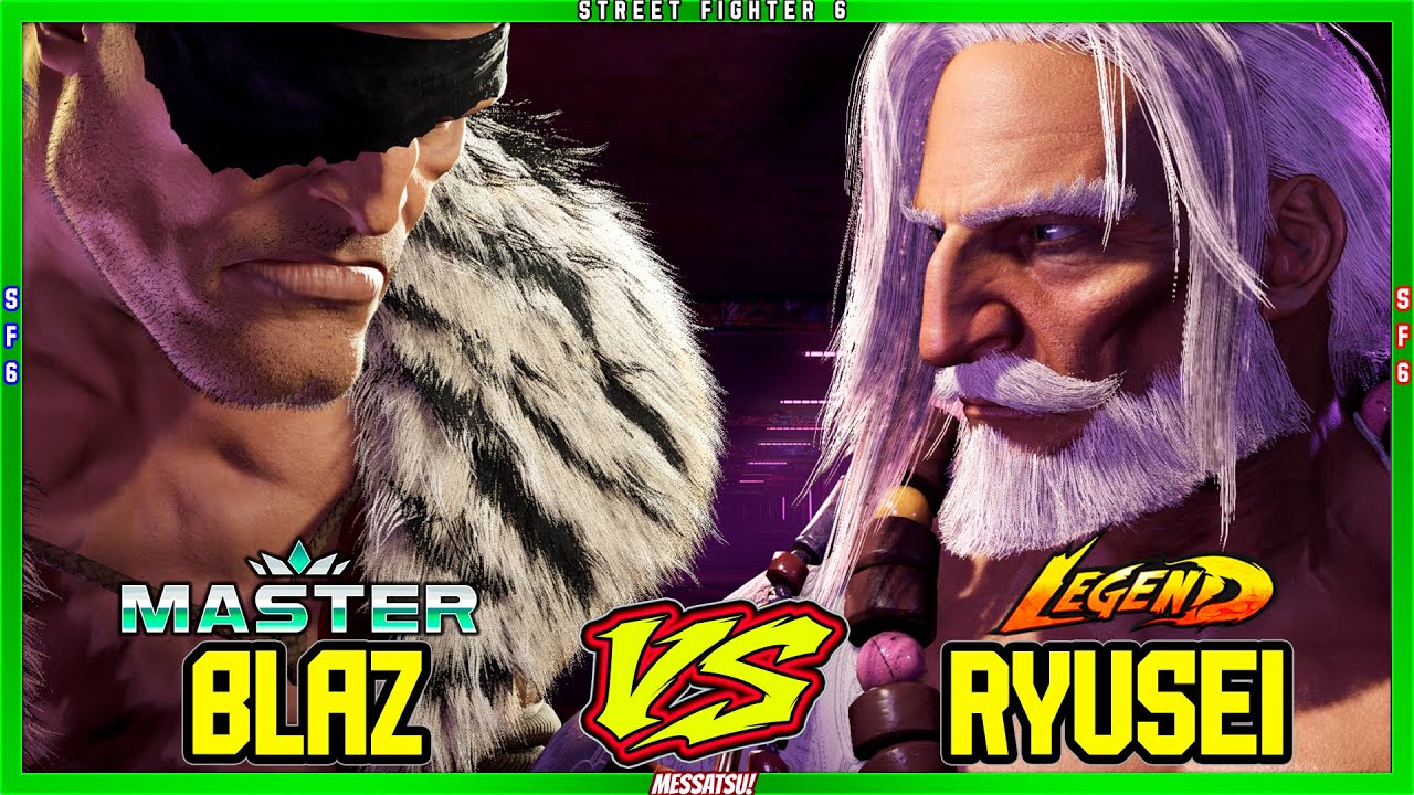 SF6 Blaz (Sagat) VS Ryusei (JP)💥Messatsu!💥スト6💥Street fighter 6