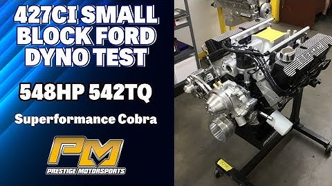 548HP 427 Ford Dyno Testing for Crown Concepts