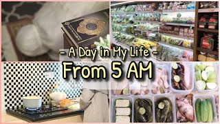 VLOG| 5 AM MORNING ROUTINE - A DAY IN MY LIFE