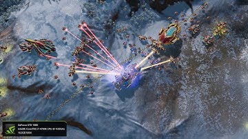 GTX 1080 FE Ashes of Singularity DX 12 Bench 4K Insane Settings 4K rec. 60FPS