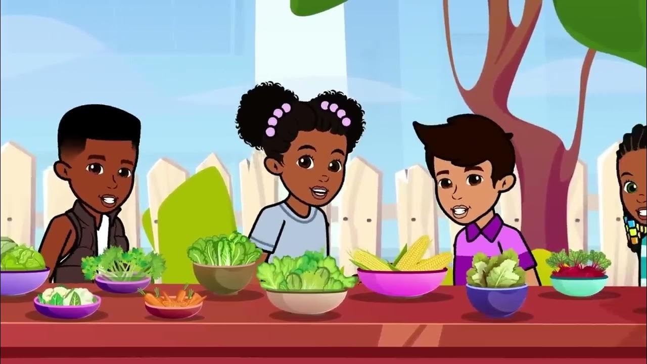 Gracies Corner Veggie Dance (1 HOUR LOOP) YouTube