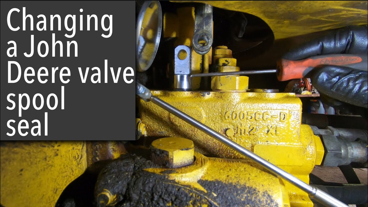 How To Replace John Deere 410G Spool Valve Seal YouTube How To Replace John Deere 410G Spool Valve Seal YouTube