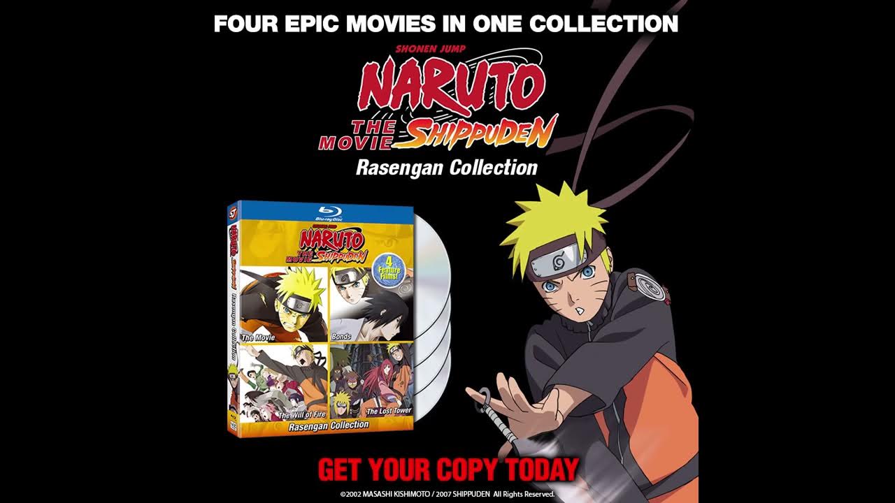 Naruto: 4-Movie Collection (DVD) : Various: : DVD e Blu-ray