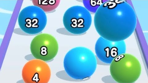 BALL RUN 2048  - All  Levels Gameplay IOS  (Levels 68- 73).