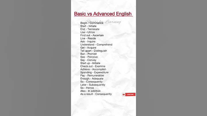 BASIC vs ADVANCED English words #english #vocabulary #trending #viral #shorts #foryou