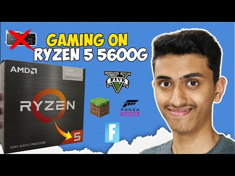 Gaming on Ryzen 5 5600G Processor - No Graphics card Required. | KRISH TECHMY