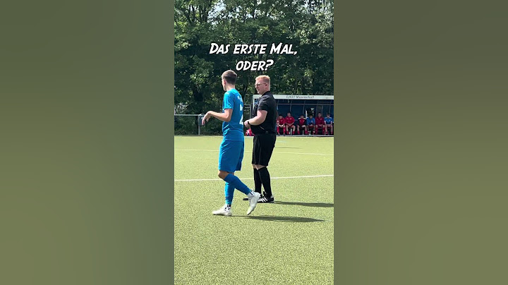 Wie alt ist der Linienrichter? Heute hat Mike im Gespann mit Philipp und Justin gepfiffen