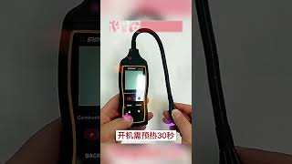 SW-743A 0-1000PPM Halogen Gas Detector LCD Backlight Waterproof Multiple