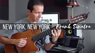 Video thumbnail of "New York, New York (Frank Sinatra) - Fingerstyle"