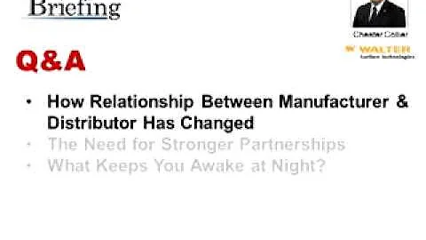 MDM Interview: Chester Collier, Walter Surface Tec...