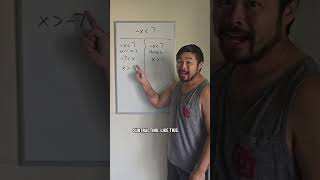Why do we flip the inequality sign when we multiply or divide by -1?
