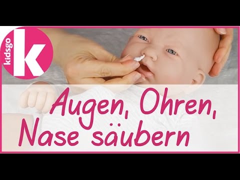 Video: Wie Man Die Augen Eines Neugeborenen Spült